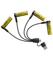 BATTERY RECH. LI-ION AA 1.5V/4PACK NH2400 NITECORE sīkattēls