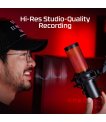 MICROPHONE HYPERX QUADCAST 2/BLACK 872V1AA HYPERX sīkattēls