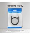 CABLE USB-C TO USB2.0/0.25M BLACK CTHBC VENTION sīkattēls