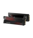 SSD, SAMSUNG, 990 PRO with Heatsink, 1TB, M.2, PCIE, NVMe, MLC, Write speed 6900 MBytes/sec, Read speed 7450 MBytes/sec, 2.3mm, TBW 600 TB, MTBF 1500000 hours, MZ-V9P1T0CW sīkattēls