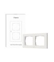 SMART SWITCH FRAME H2 (2-GANG)/WHITE FE-X01D-W AQARA sīkattēls