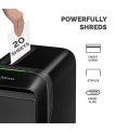 SHREDDER POWERSHRED LX220/BLACK 5502601 FELLOWES sīkattēls