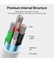 CABLE USB-C TO USB2.0/1.5M WHITE CTHWG VENTION sīkattēls