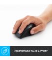 MOUSE USB LASER WRL M705/BLACK 910-001949 LOGITECH sīkattēls
