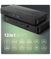 NB ACC DOCKING STATION/12IN1 HMC-U4 AXAGON sīkattēls