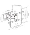 GEMBIRD TV wall mount rotate tilt sīkattēls