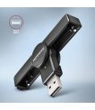 CARD READER POCKET SMARTCARD/USB2.0 CRE-SMPA AXAGON sīkattēls