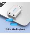 SOUND CARD USB 2-PORT/VAB-S13 VENTION sīkattēls