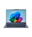 Acer Aspire 14 AI A14-11M-X7S4 Snapdragon X1-26-100 Laptop 35.6 cm (14") WUXGA 32 GB LPDDR5x-SDRAM 1 TB SSD Wi-Fi 7 (802.11be) Windows 11 Home Blue sīkattēls