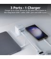 POWER ADAPTER 1XUSB-A/1XUSB-C/BLACK 7806522 INTENSO sīkattēls