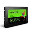 SSD, ADATA, SU650, 512GB, SATA 3.0, Write speed 450 MBytes/sec, Read speed 520 MBytes/sec, 2,5, TBW 140 TB, MTBF 2000000 hours, ASU650SS-512GT-R sīkattēls