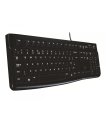 LOGI K120 Corded Keyboard black US sīkattēls
