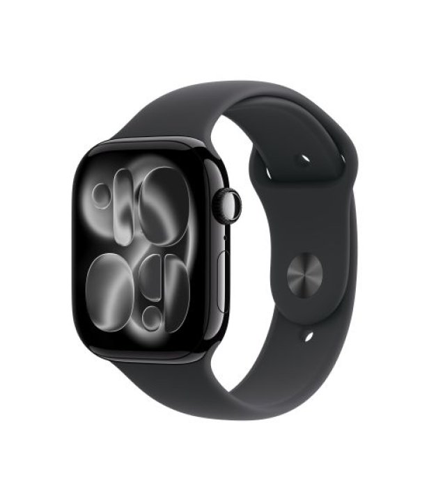 Apple Watch Series 11, Apple S10, 64GB, GPS + Cellular, 46 mm, Aluminium, Jet Black, Sport Band, M/L
