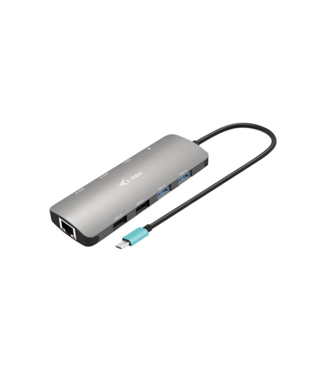 I-TEC USB-C Metal Nano Dock 2x HDMI + PD