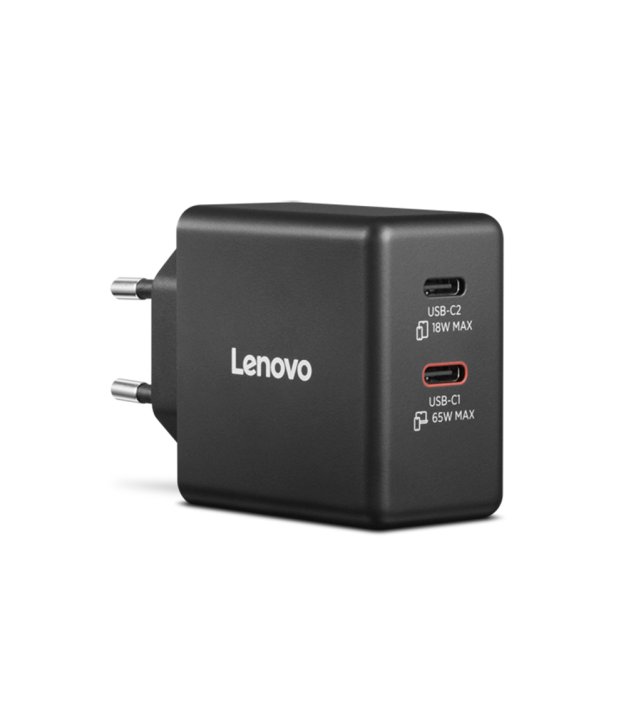 LENOVO Dual USB-C 65W GaN Charger