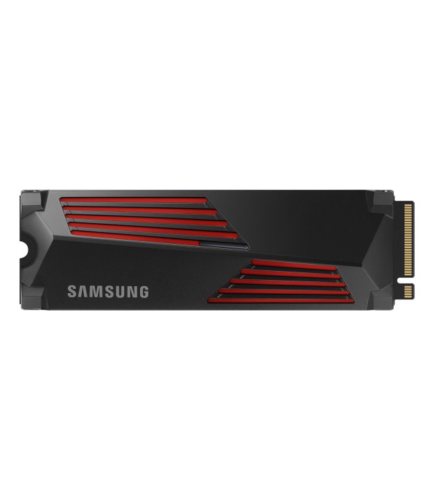 SSD, SAMSUNG, 990 PRO with Heatsink, 1TB, M.2, PCIE, NVMe, MLC, Write speed 6900 MBytes/sec, Read speed 7450 MBytes/sec, 2.3mm, TBW 600 TB, MTBF 1500000 hours, MZ-V9P1T0CW
