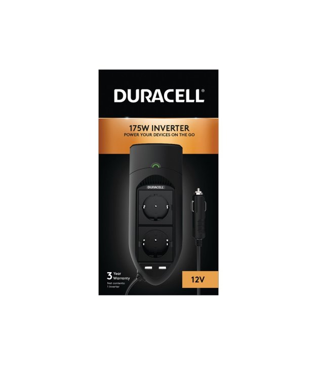 POWER INVERTER CAR 12V 175W/DRINV15-EU DURACELL