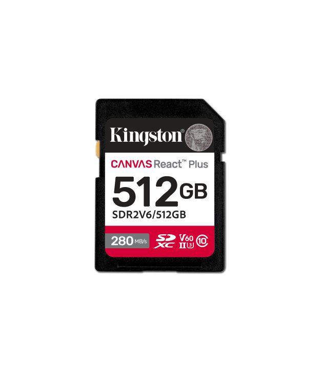 KINGSTON 512GB Canvas React Plus SDXC