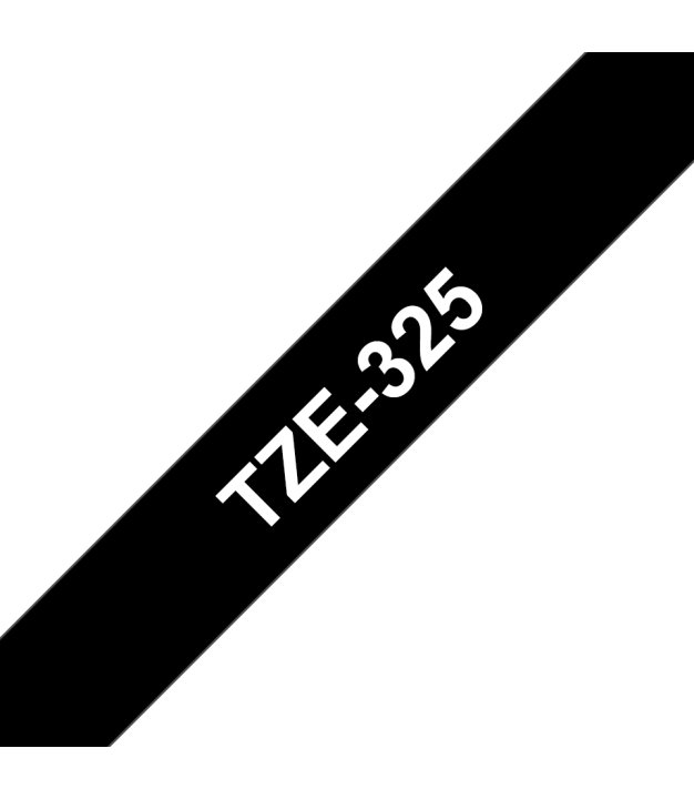BROTHER TZE325 tape white/black 9mm 8m