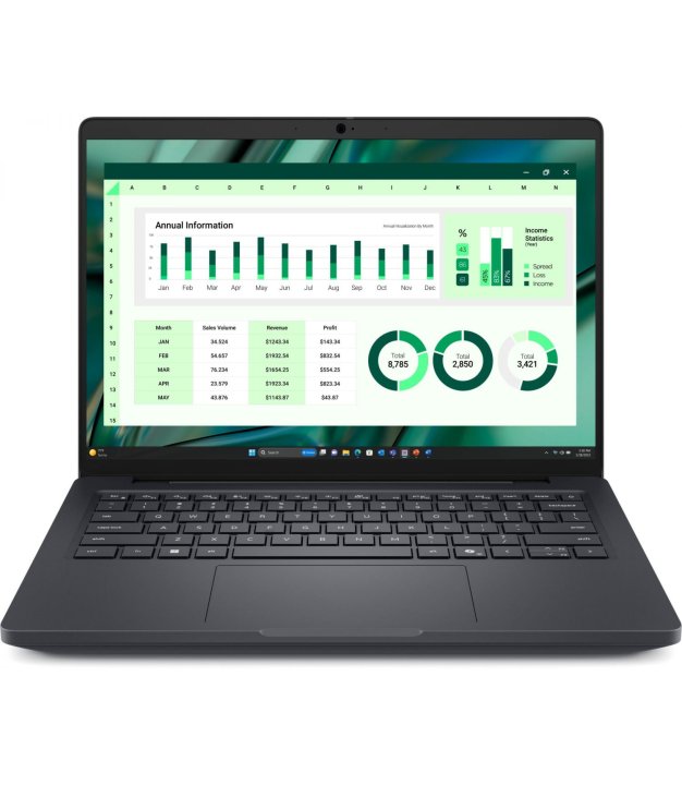 Notebook, DELL, Pro Max, 14, CPU Intel Core Ultra 7, 265H, 14 , 1920 x 1200 pixels, RAM 16 GB, LPDDR5x-SDRAM, SSD 512 GB, On-board graphics Yes, Keyboard language Nordic, OS installed Windows 11 Pro, Smart card reader Yes, Colour Black, Weight 1.83 kg, BT