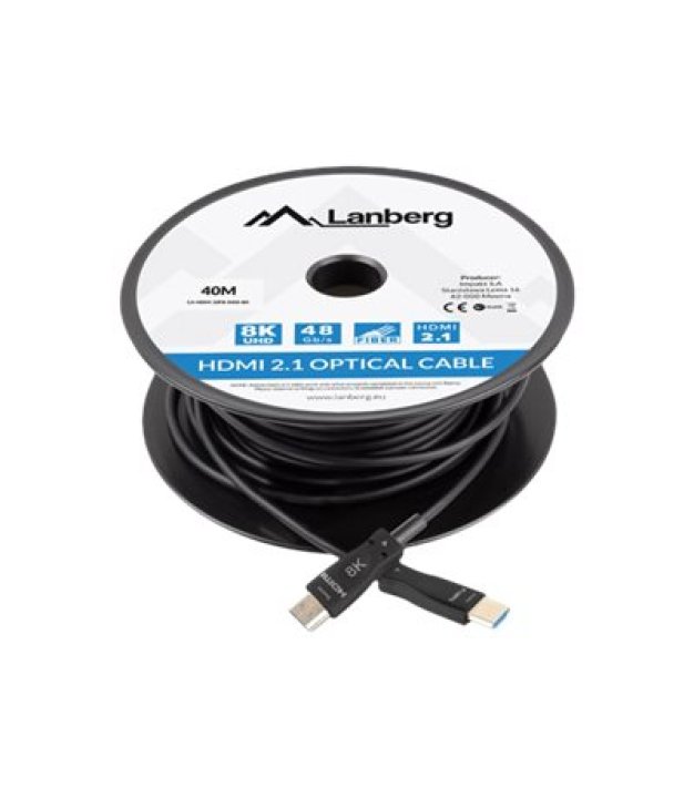 LANBERG HDMI v2.1 M/M cable 40m optical