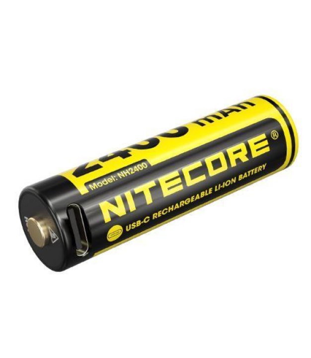 BATTERY RECH. LI-ION AA 1.5V/NH2400 2PCS NITECORE