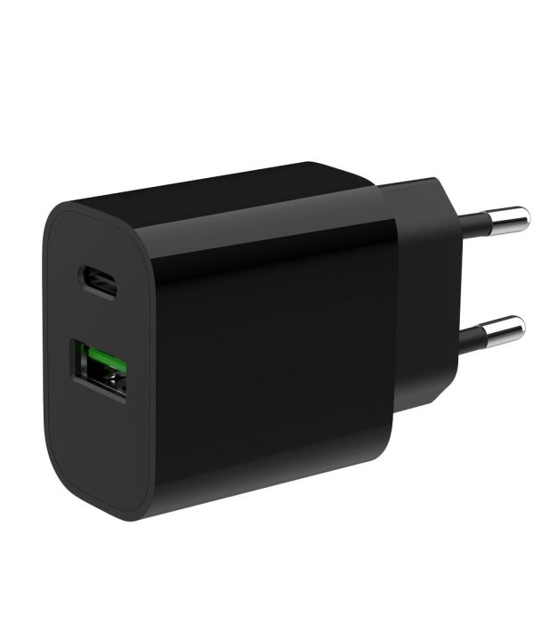 GEMBIRD 2-port 20W USB fast charger bl