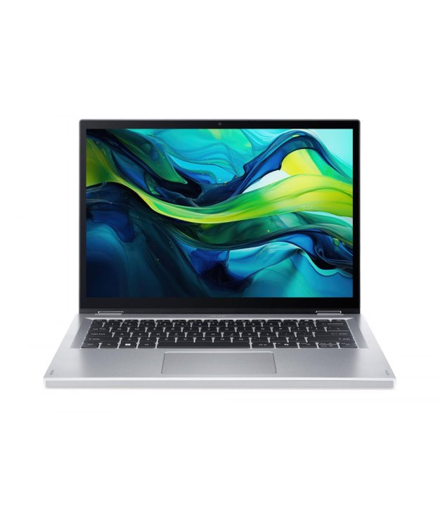 Acer Aspire Go Spin 14 AGSP14-31PT-C72L Intel® N N150 Hybrid (2-in-1) 35.6 cm (14") Touchscreen WUXGA 16 GB LPDDR5-SDRAM 512 GB SSD Wi-Fi 6 (802.11ax) Windows 11 Home Silver