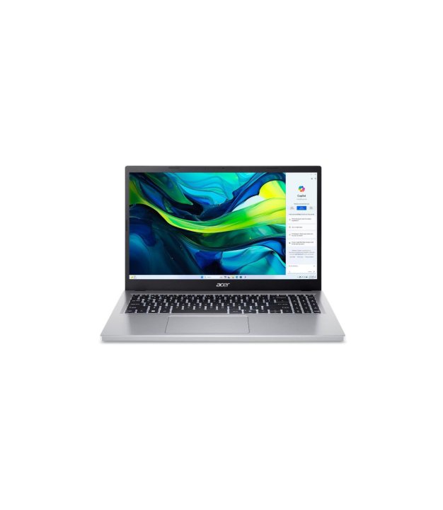 Acer Aspire Go 15 AG15-32P-373M Intel Core 3 N355 Laptop 39.6 cm (15.6") Full HD 16 GB DDR5-SDRAM 512 GB SSD Wi-Fi 6 (802.11ax) Windows 11 Home Silver