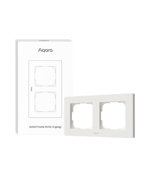 SMART SWITCH FRAME H2 (2-GANG)/WHITE FE-X01D-W AQARA