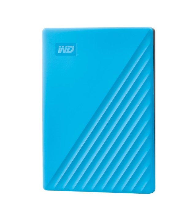 External HDD, WESTERN DIGITAL, My Passport, 4TB, USB 2.0, USB 3.0, USB 3.2, Colour Blue, WDBPKJ0040BBL-WESN