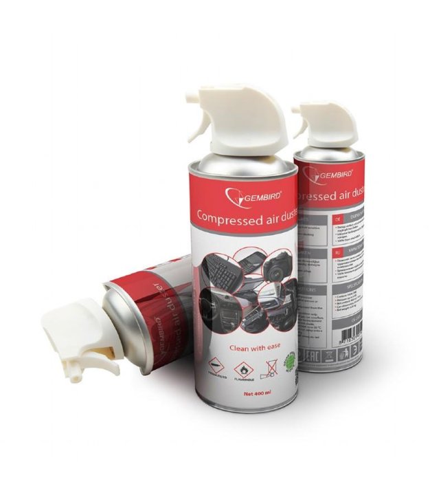 COMPRESSED AIR DUSTER 400ML/CK-CAD-FL400-01 GEMBIRD